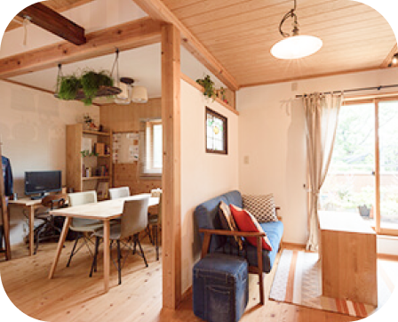 無垢床の気持ちよさを体感