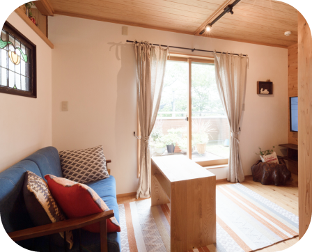 無垢床の気持ちよさを体感